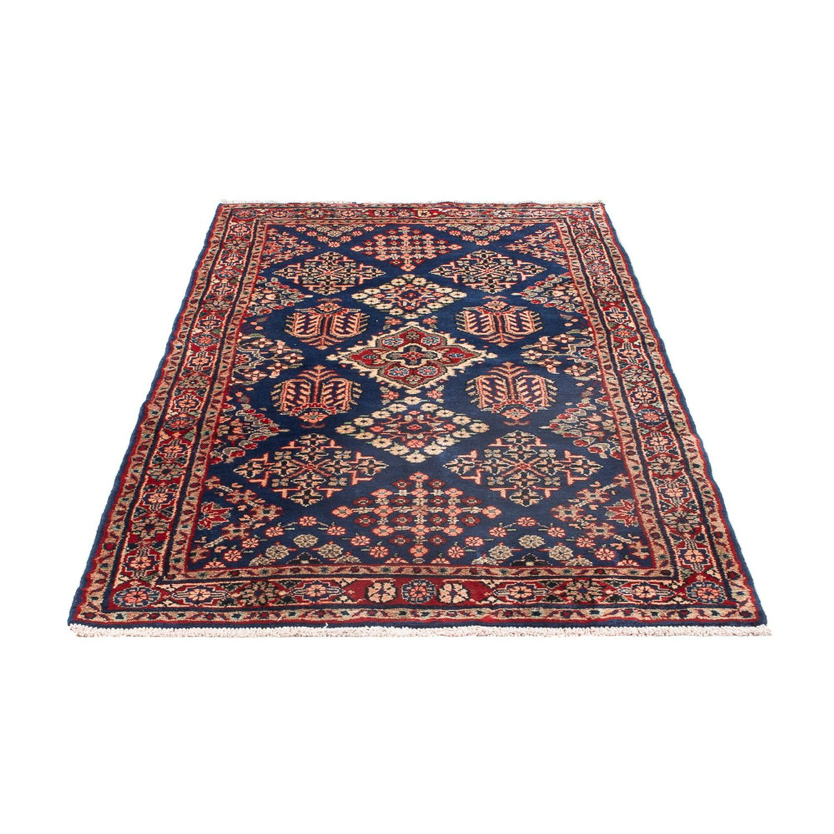 Tapis de couloir Tapis persan - Nomadic - 205 x 96 cm - bleu