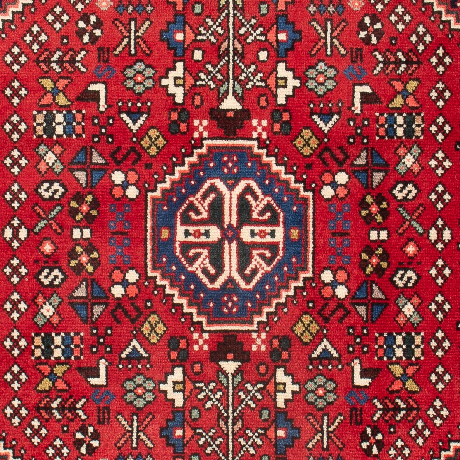 Tapis persan - Nomadic - 99 x 65 cm - rouge