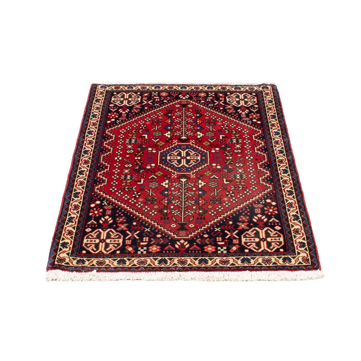 Tapis persan - Nomadic - 99 x 65 cm - rouge