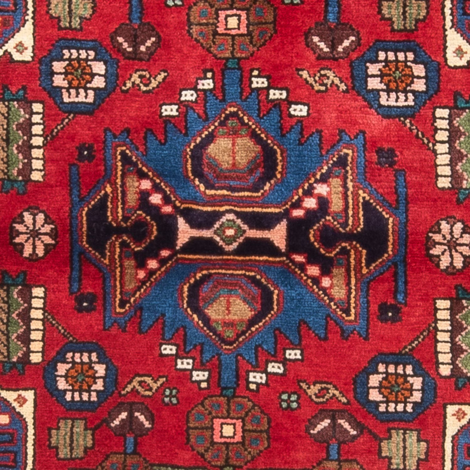 Tapis persan - Nomadic - 165 x 101 cm - rouge