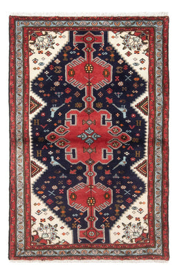 Tapis persan - Nomadic - 150 x 100 cm - bleu foncé