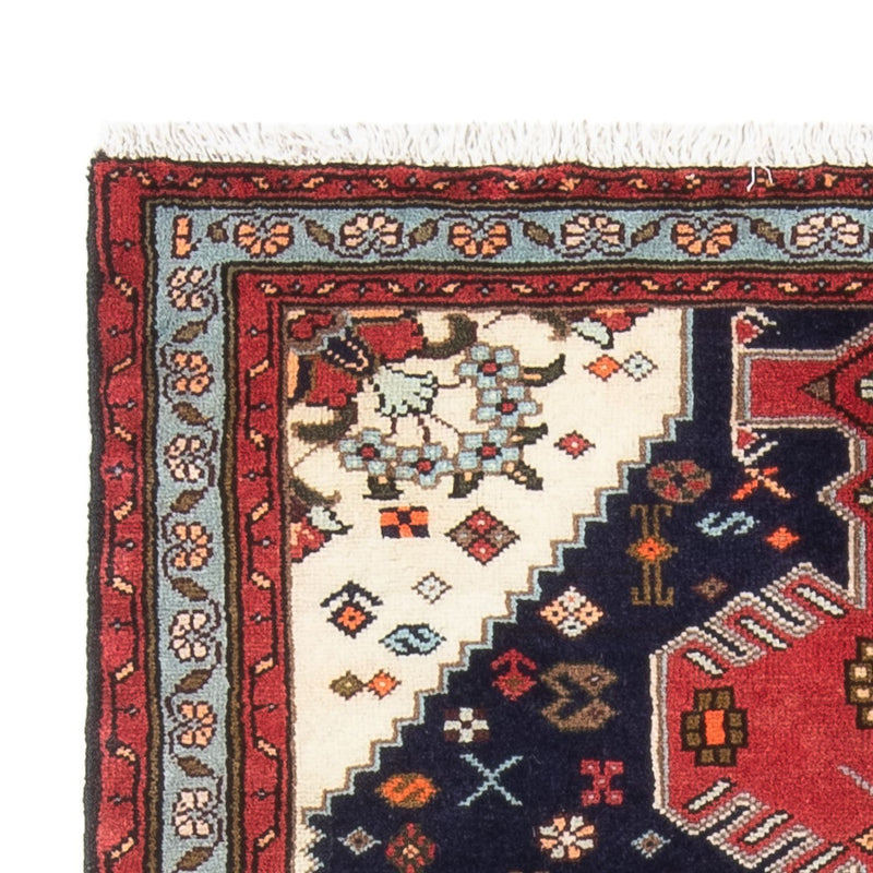 Tapis persan - Nomadic - 150 x 100 cm - bleu foncé