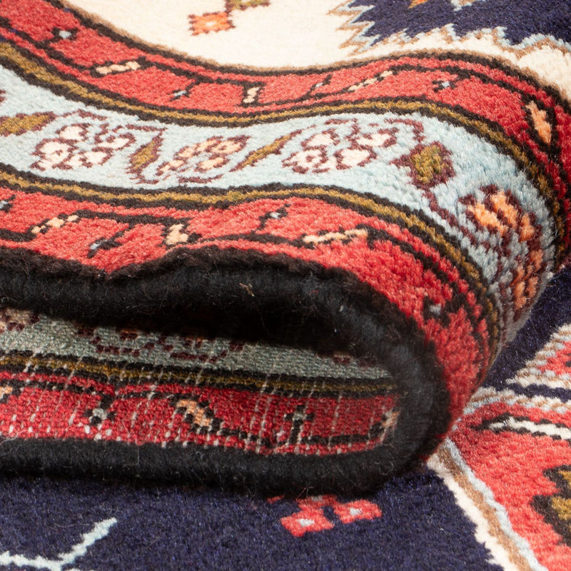 Tapis persan - Nomadic - 150 x 100 cm - bleu foncé