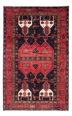 Tapis persan - Nomadic - 225 x 144 cm - bleu foncé