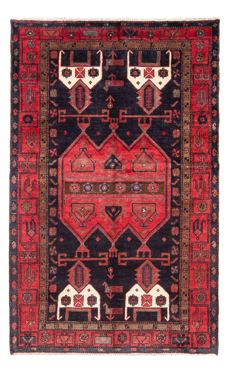 Tapis persan - Nomadic - 225 x 144 cm - bleu foncé