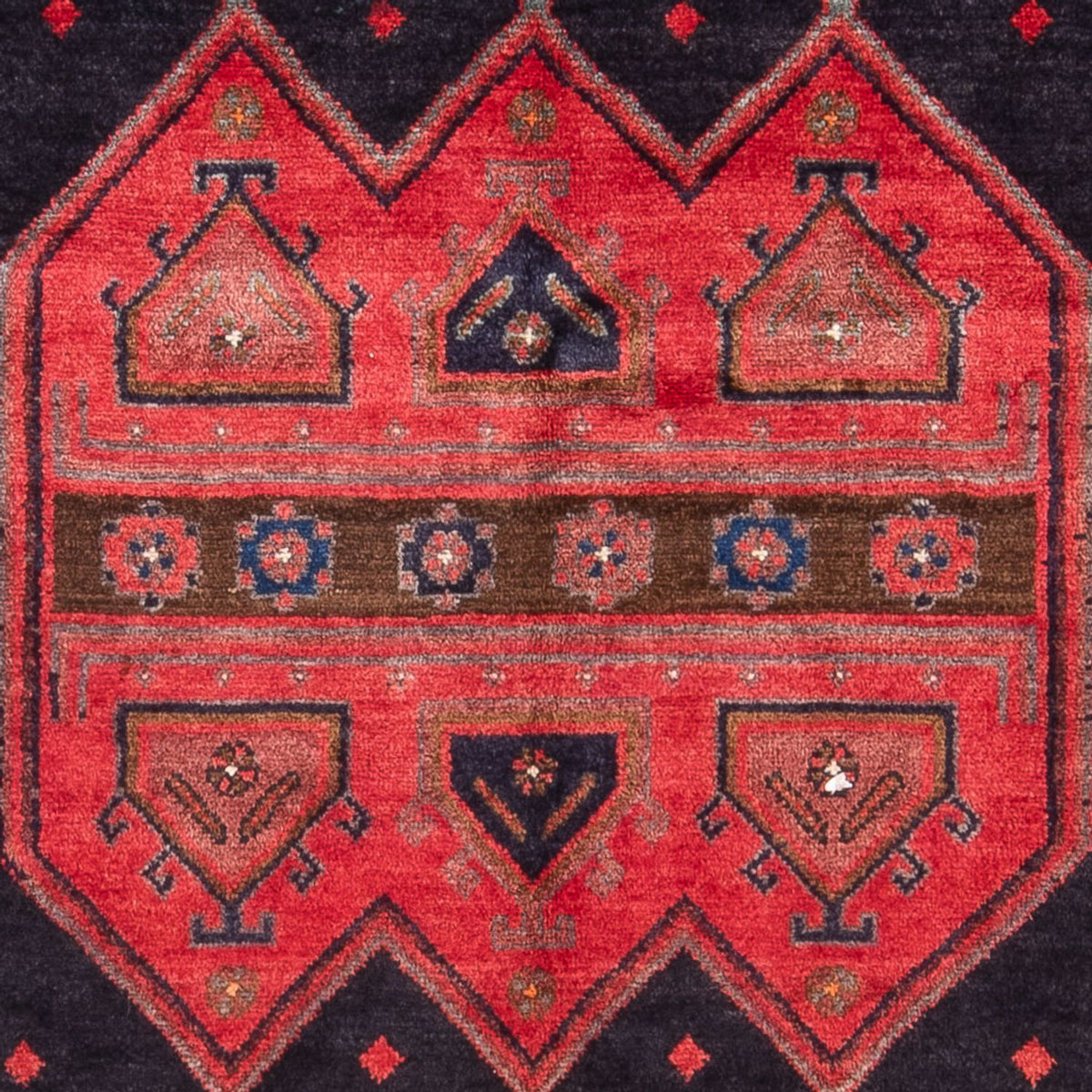 Tapis persan - Nomadic - 225 x 144 cm - bleu foncé