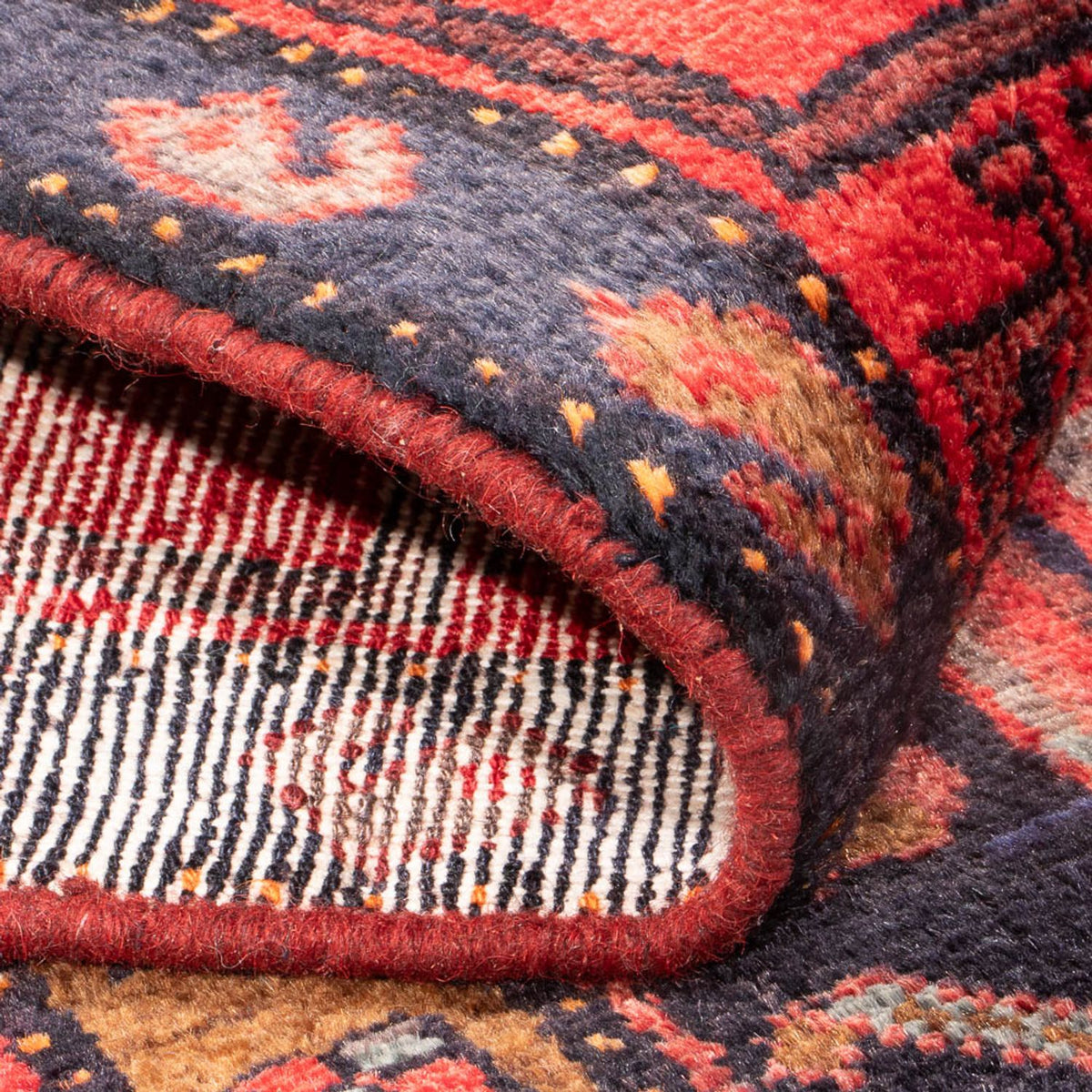 Tapis persan - Nomadic - 225 x 144 cm - bleu foncé