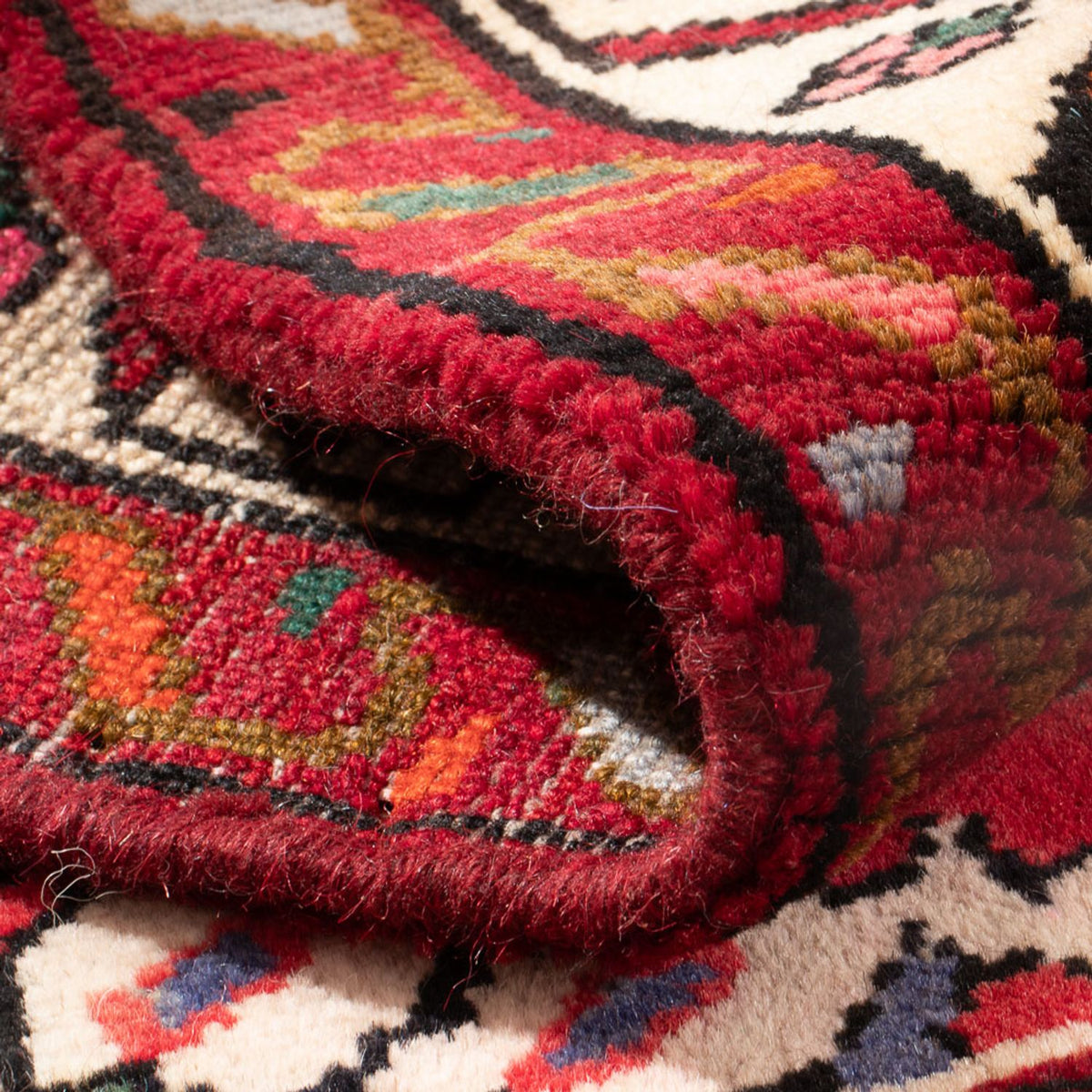 Tapis persan - Nomadic - 116 x 72 cm - rouge