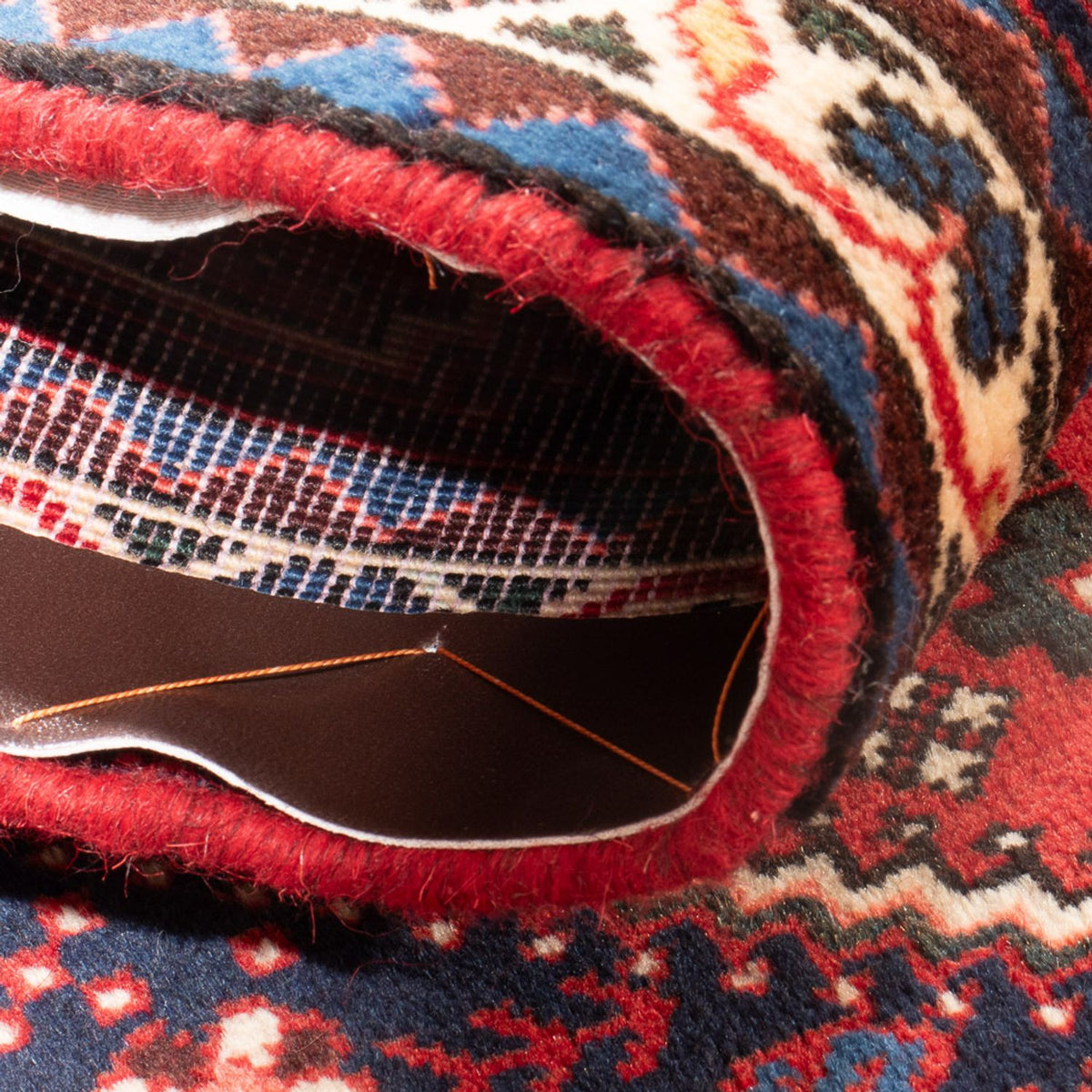 Tapis persan - Nomadic - 97 x 65 cm - rouge