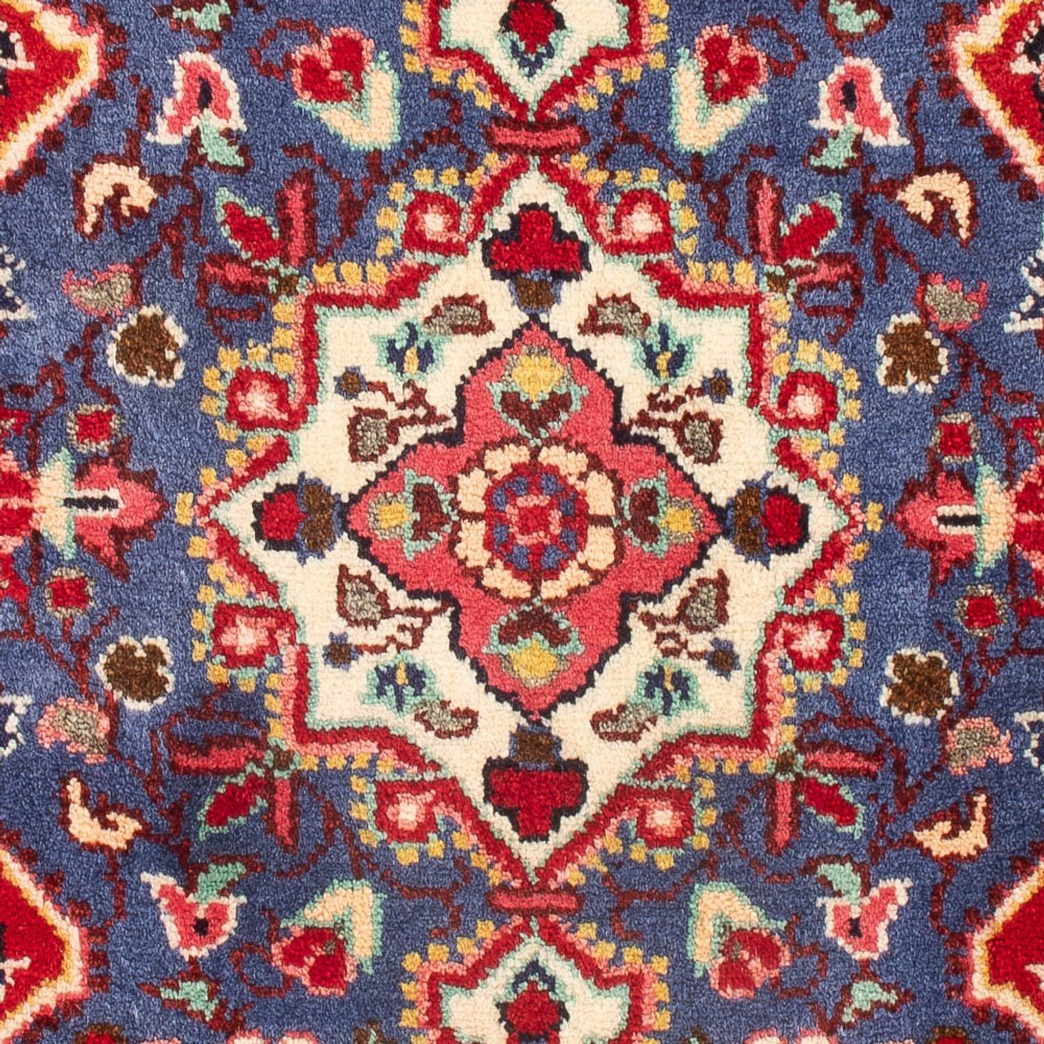 Tapis persan - Nomadic - 82 x 54 cm - bleu foncé