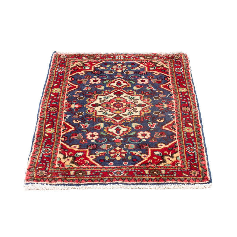 Tapis persan - Nomadic - 82 x 54 cm - bleu foncé