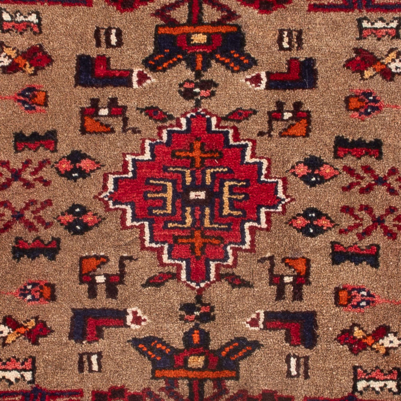 Tapis persan - Nomadic - 72 x 47 cm - marron