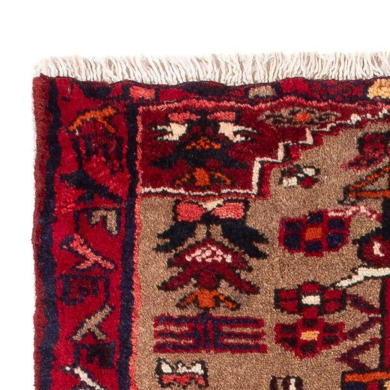 Tapis persan - Nomadic - 72 x 47 cm - marron