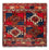 Tapis persan - Nomadic carré  - 53 x 54 cm - multicolore