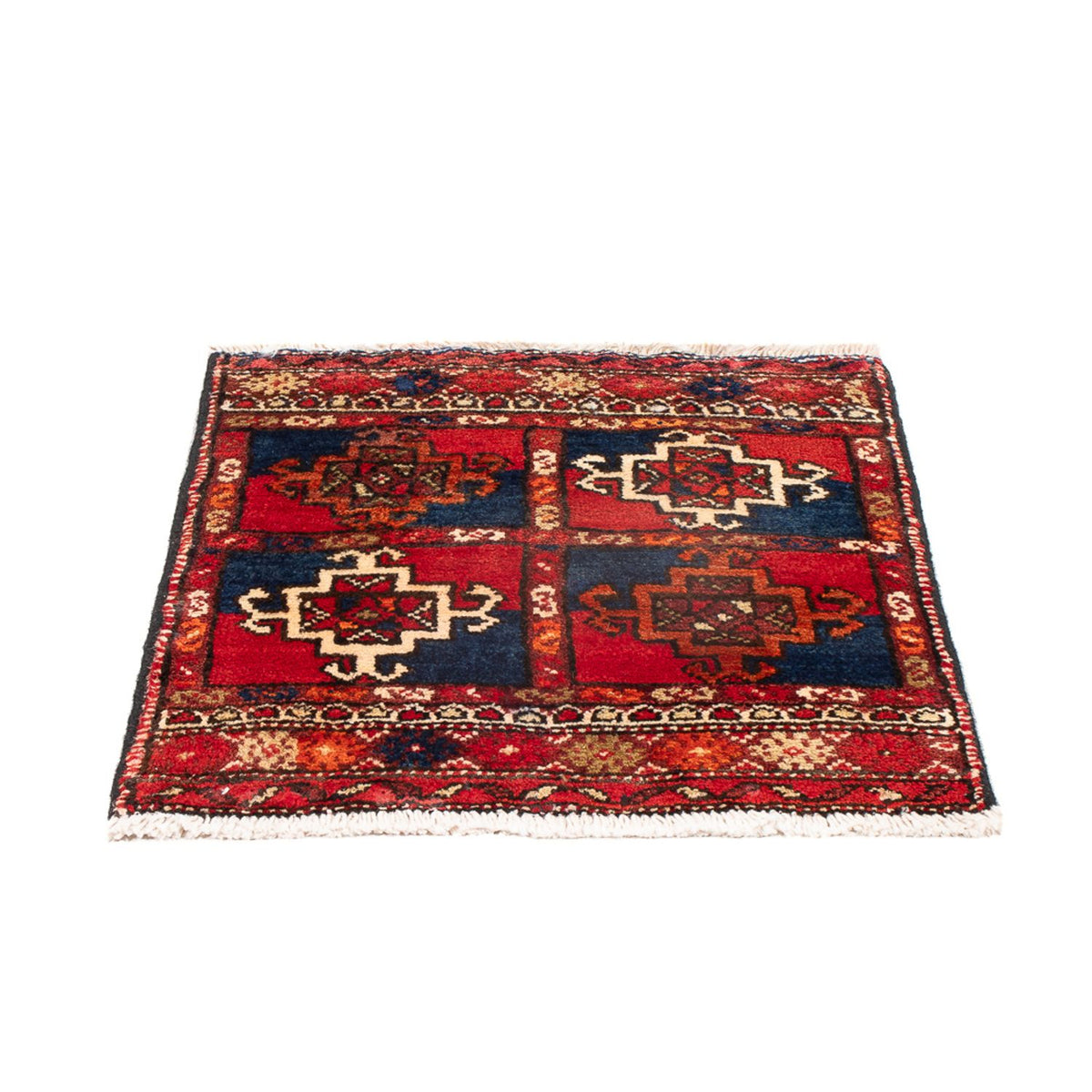 Tapis persan - Nomadic carré  - 53 x 54 cm - multicolore