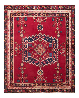 Tapis persan - Nomadic - 150 x 121 cm - rouge