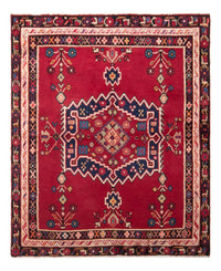Tapis persan - Nomadic - 150 x 121 cm - rouge
