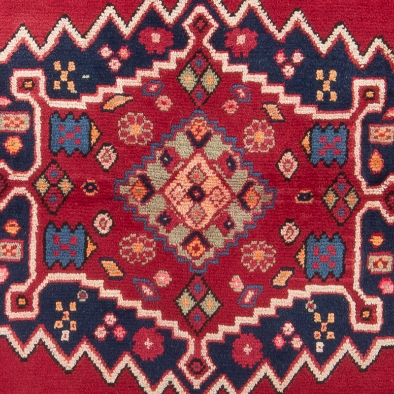 Tapis persan - Nomadic - 150 x 121 cm - rouge
