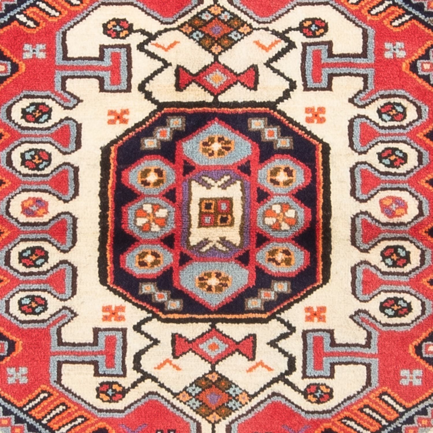 Tapis persan - Nomadic - 150 x 99 cm - rouge