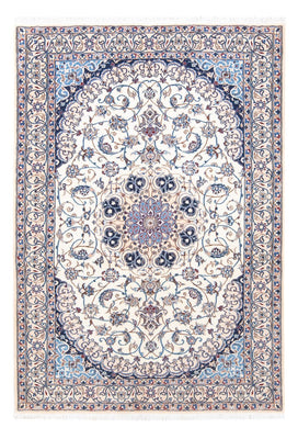 Tapis persan - Nain - Royal - 197 x 130 cm - crème