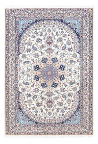 Tapis persan - Nain - Royal - 197 x 130 cm - crème