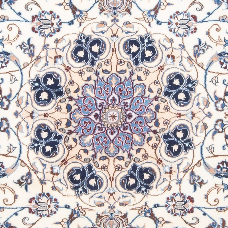 Tapis persan - Nain - Royal - 197 x 130 cm - crème