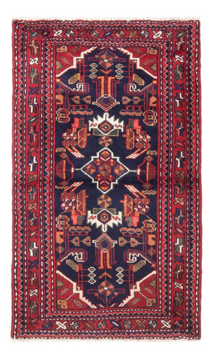 Tapis persan - Nomadic - 129 x 74 cm - bleu foncé