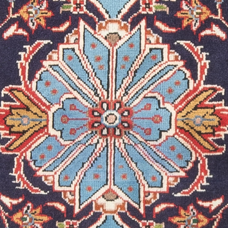 Tapis persan - Keshan - 128 x 64 cm - bleu foncé