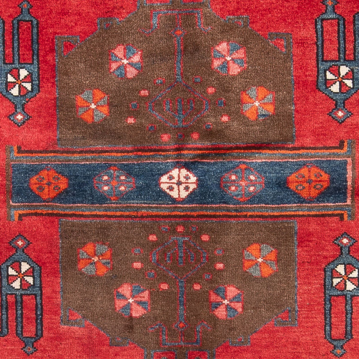 Tapis persan - Nomadic - 239 x 146 cm - rouge
