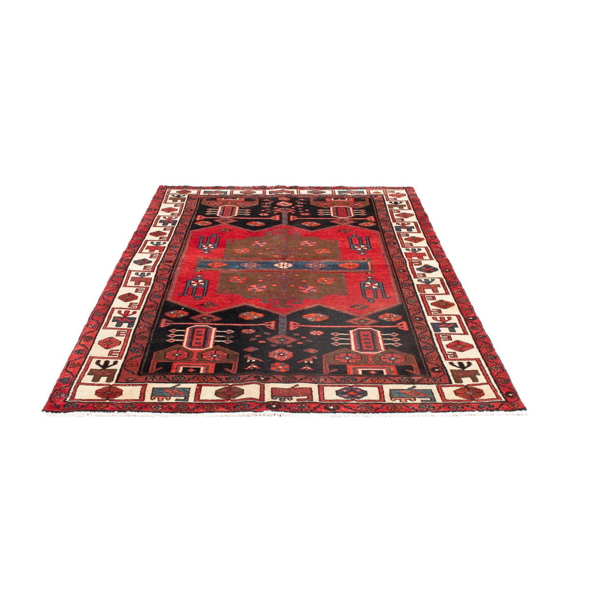 Tapis persan - Nomadic - 239 x 146 cm - rouge