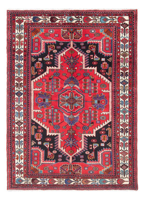 Tapis persan - Nomadic - 207 x 136 cm - rouge