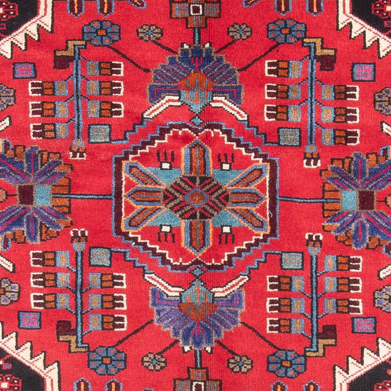 Tapis persan - Nomadic - 207 x 136 cm - rouge