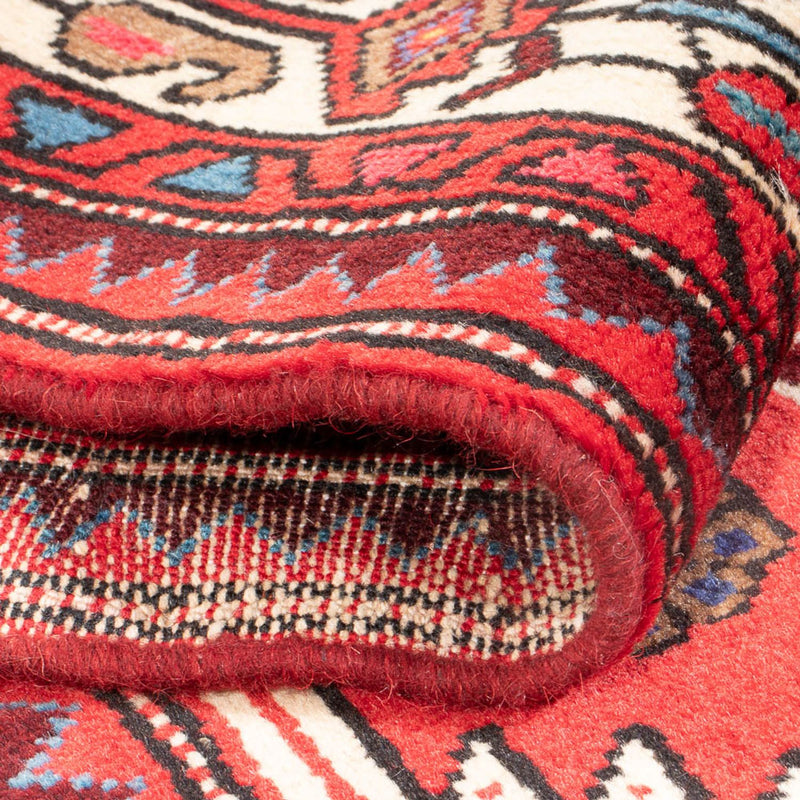 Tapis persan - Nomadic - 207 x 136 cm - rouge