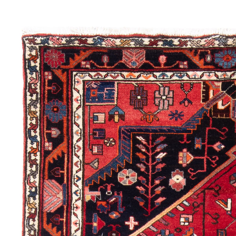 Tapis persan - Nomadic - 215 x 139 cm - rouge