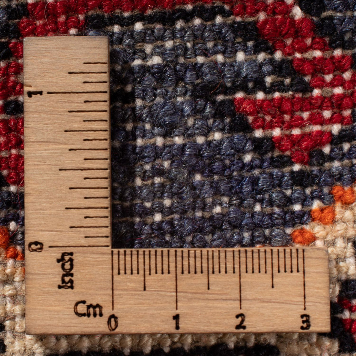 Tapis Turkaman - 89 x 67 cm - rouge