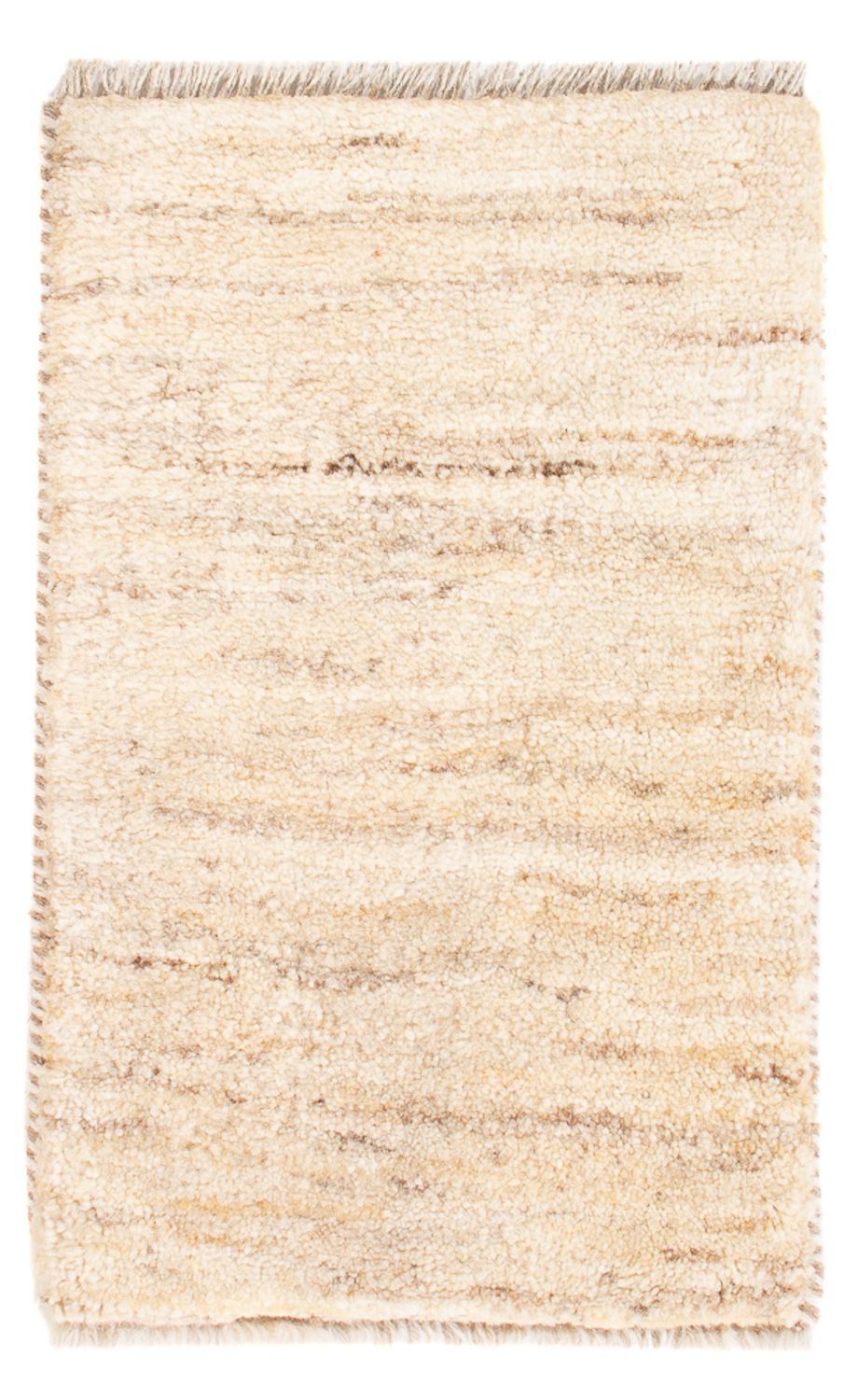 Tapis Gabbeh - Persan - 60 x 40 cm - beige clair