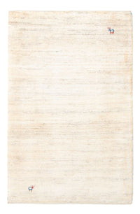 Tapis Gabbeh - Persan - 127 x 83 cm - blanc naturel