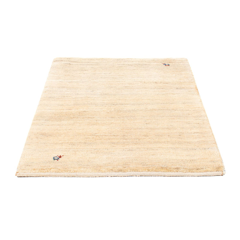 Tapis Gabbeh - Persan - 127 x 83 cm - blanc naturel