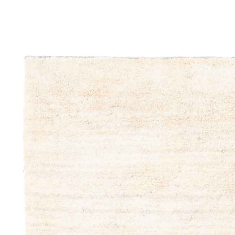 Tapis de couloir Tapis Gabbeh - Persan - 247 x 82 cm - blanc naturel