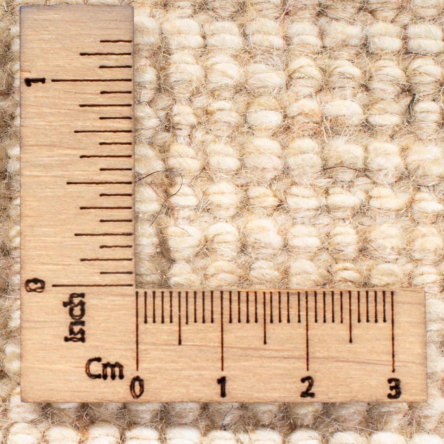 Tapis de couloir Tapis Gabbeh - Persan - 247 x 82 cm - blanc naturel