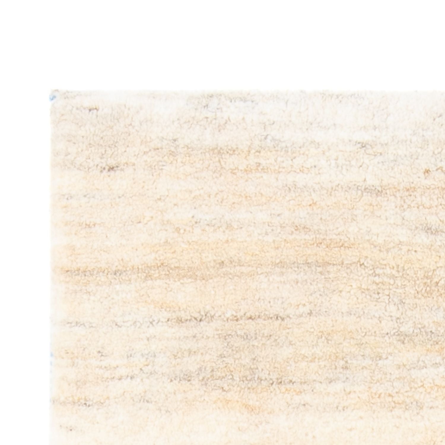 Tapis de couloir Tapis Gabbeh - Persan - 193 x 83 cm - blanc naturel