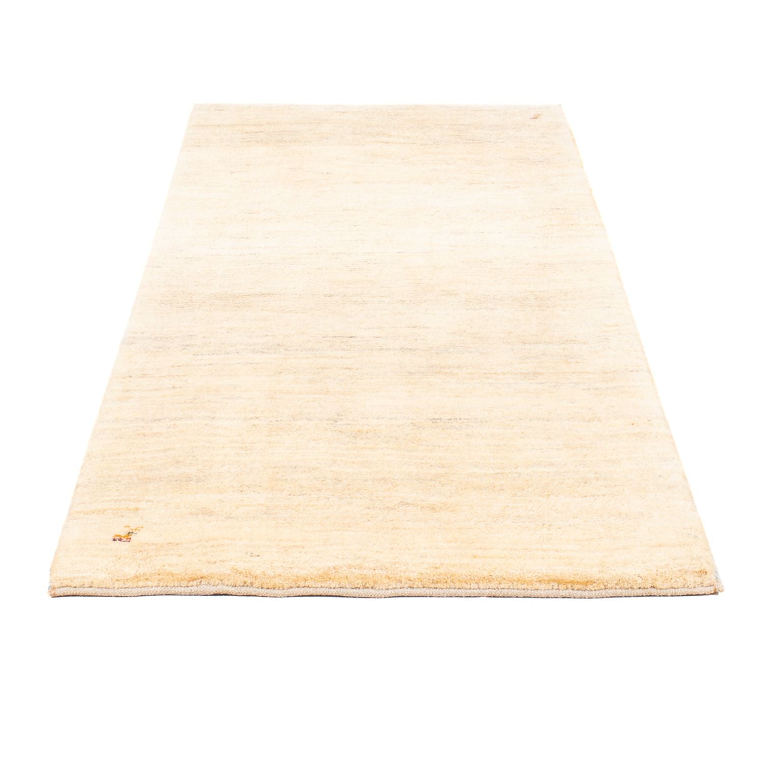 Tapis de couloir Tapis Gabbeh - Persan - 193 x 83 cm - blanc naturel