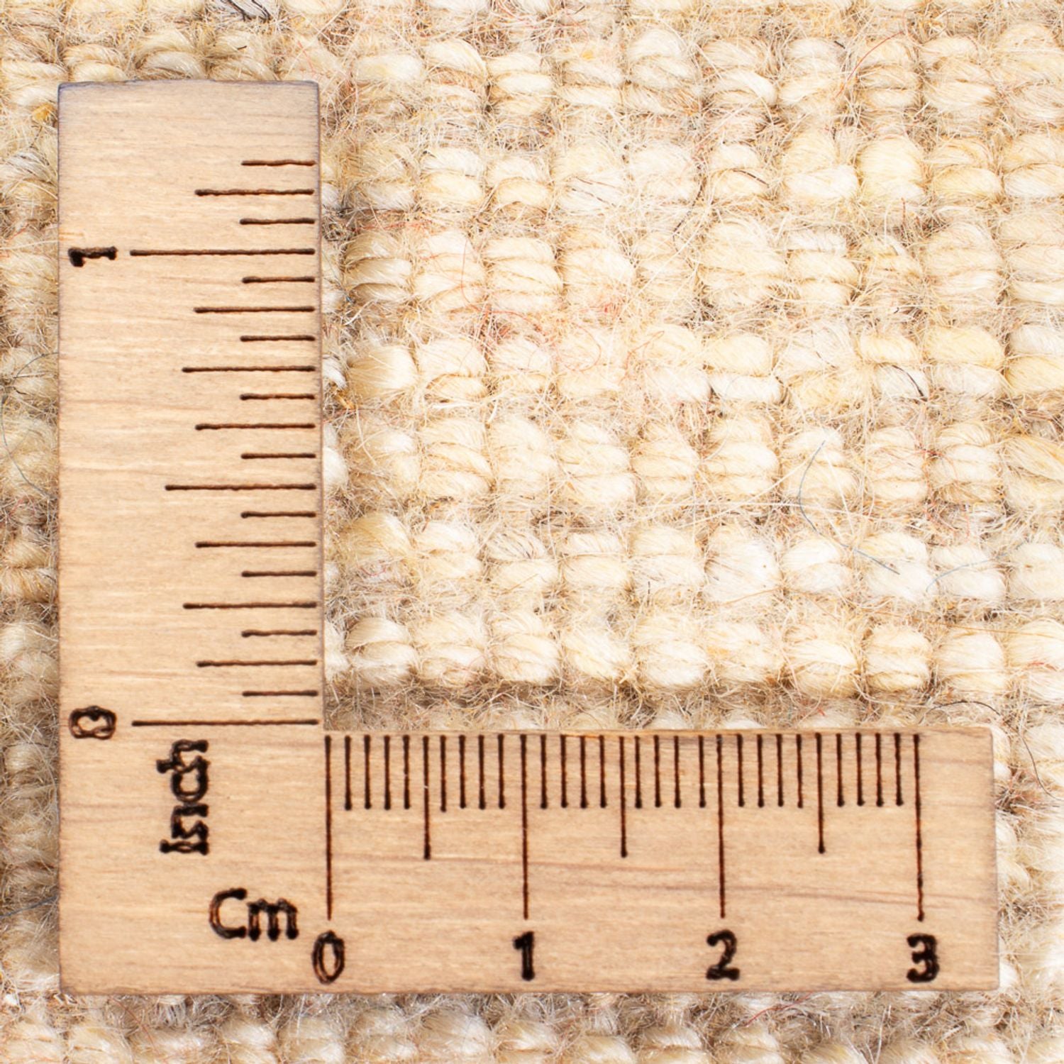 Tapis de couloir Tapis Gabbeh - Persan - 193 x 83 cm - blanc naturel