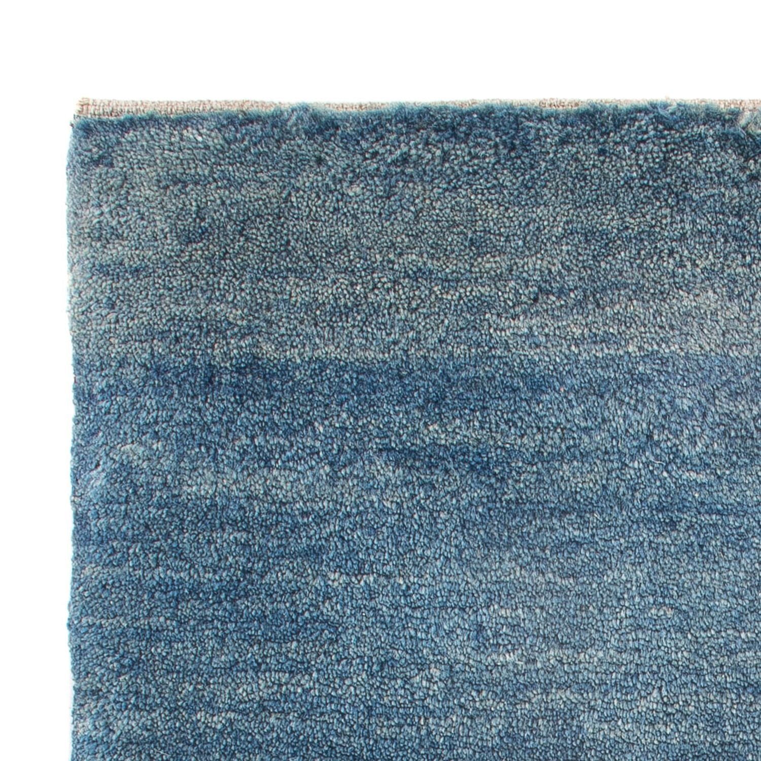 Tapis Gabbeh - Persan - 88 x 62 cm - bleu de mer