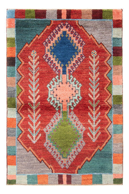 Tapis Gabbeh - Persan - 149 x 94 cm - rouge