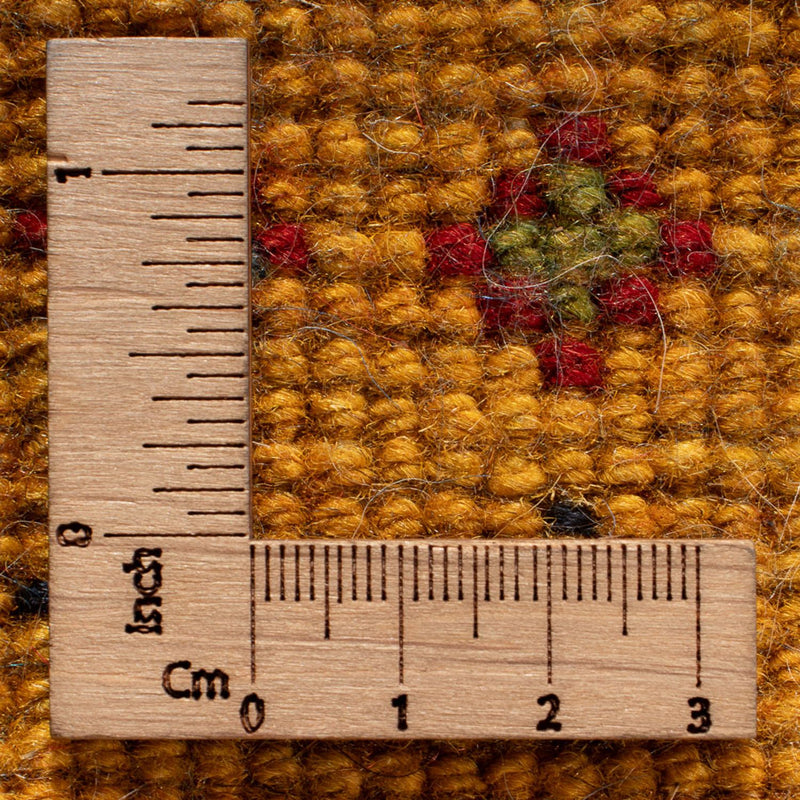 Tapis Gabbeh - Persan - 84 x 62 cm - or