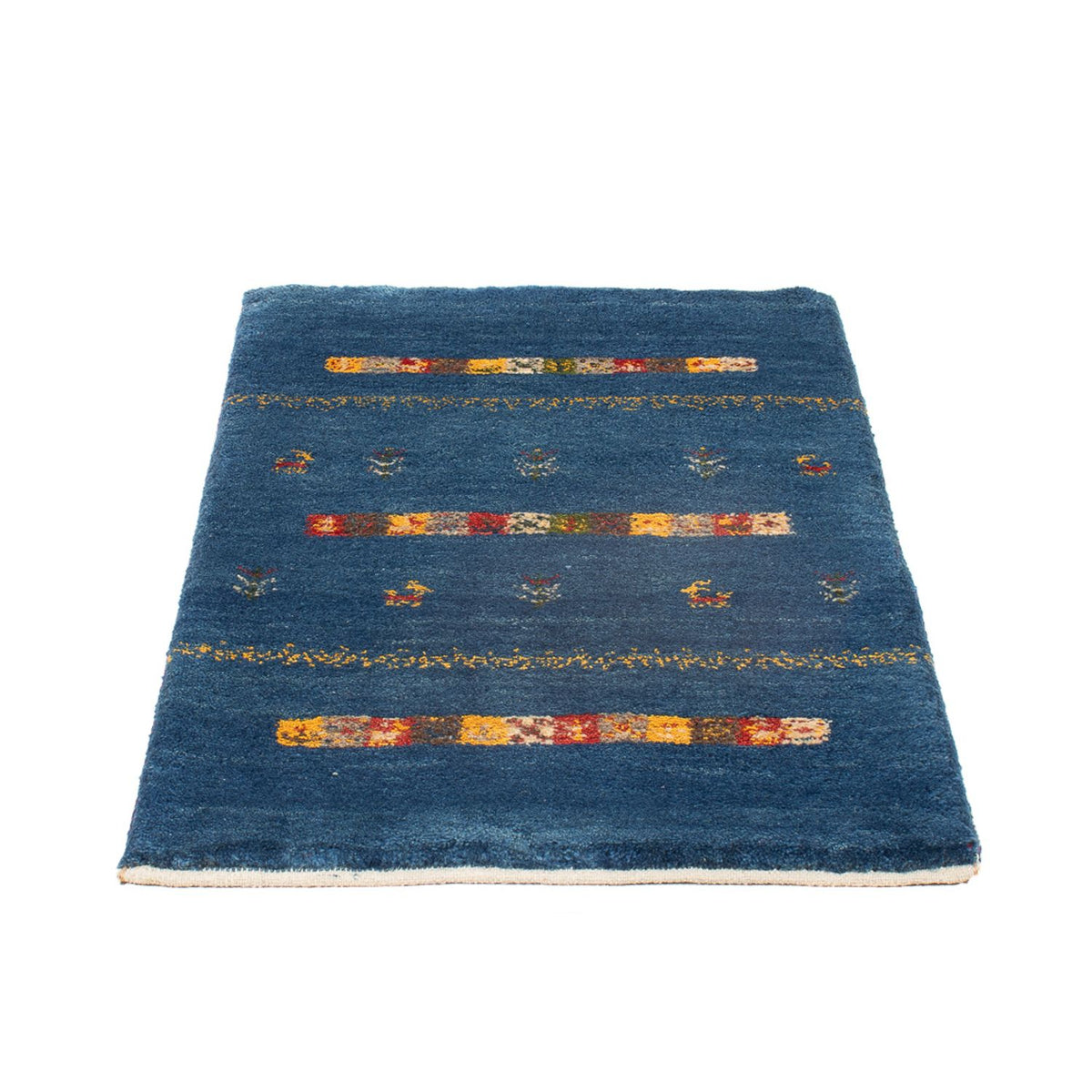 Tapis Gabbeh - Persan - 92 x 65 cm - multicolore