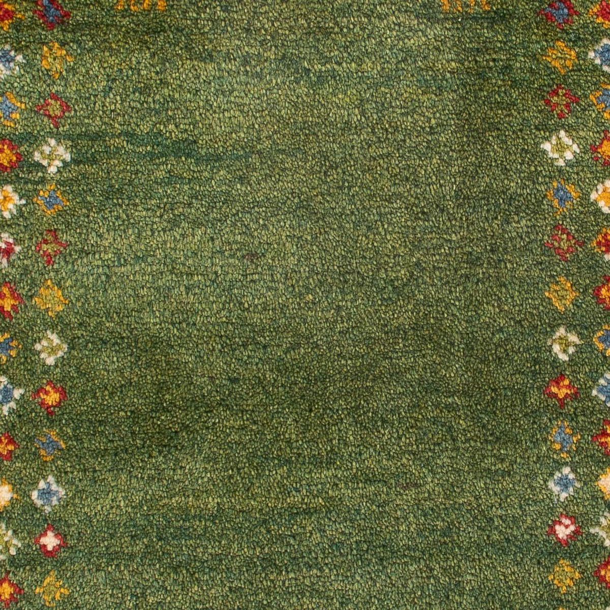 Tapis Gabbeh - Persan - 89 x 62 cm - vert de mer