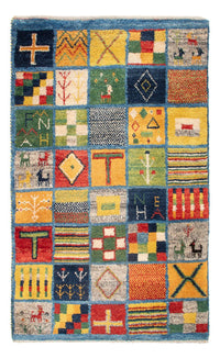 Tapis Gabbeh - Persan - 98 x 61 cm - multicolore