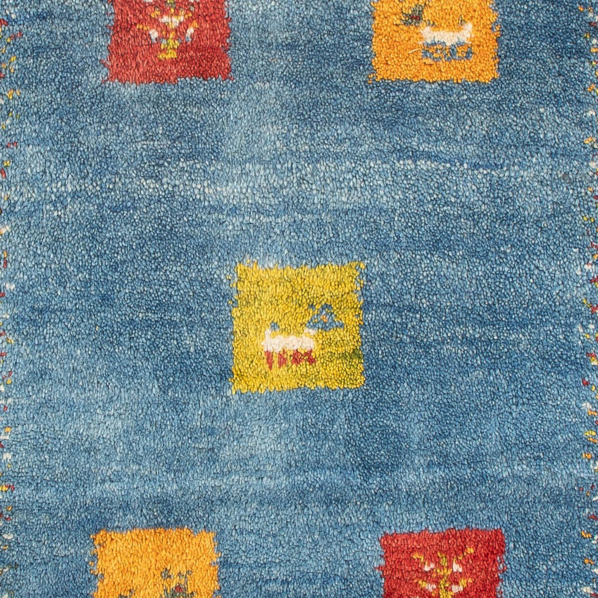 Tapis Gabbeh - Persan - 87 x 59 cm - multicolore